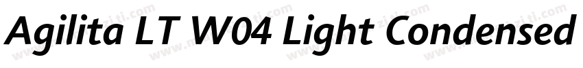 Agilita LT W04 Light Condensed字体转换